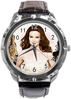 KuaileDesperate Housewives American Series Personalized Unique Unisex Quartz Round Dial Case Clock PU Leather Band Wrist Watch