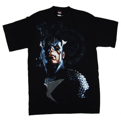  MARVEL CAPTAIN AMERICA "CAPTAIN ON FELT" Licensed Tee