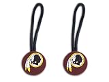 Washington Redskins Zipper Pull Charm Tag Set Luggage Pet ID NFL