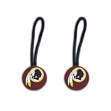 Washington Redskins Zipper Pull Charm Tag Set Luggage Pet ID NFL