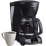 Mr. Coffee TFX20GTF 12-Cup Coffee Maker, Black