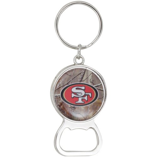 San Francisco 49ers Real Tree Bottle Opener Keychain