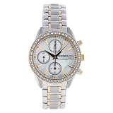 Seiko Women's SNDY20 Two Tone Stainless Steel Analog with Mother-Of-Pearl Dial Watch