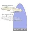 Ironing Board Cover & Pad One-Piece Specialty (36x12) Metallic Blue - Polder #IBC-9236-06