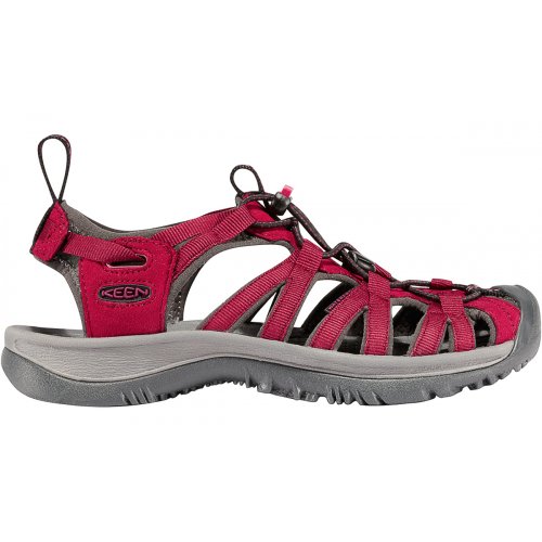 Keen Women's Whisper Sandal,Beet Red/Gargoyle,8.5 M US