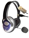 Dynamode Skype Stereo ClearSound headphone with Mic.: DH-660-USB (DH-6...