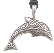 Celtic Dolphin Pewter Pendant Necklace