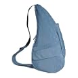 Healthy Back Bag Women's Distressed Nylon Small Sling Backpacks,Steel Blue'