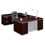 Mocha DMi Pimlico U-Shape Left Wood Computer Desk Set (Flat Pack)