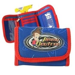Jimmy Neutron Trifold Wallet ; Kid wallet