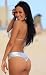 Metallic Banded Thong Bikini