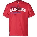 NBA adidas Philadelphia 76ers 2011 NBA Playoffs Clinched T-shirt - Red