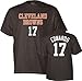 Braylon Edwards Reebok Name and Number Cleveland Browns T-Shirt - X-Large