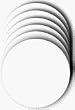 Blank Coasters - 4 pc ROUND - 3.5" Iron On/Heat Transfer/Sublimation Printing - (4 pieces)