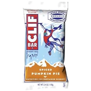 Clif Bar Energy Bar, Spiced Pumpkin Pie, 2.4 Ounce Bars, 12 Count