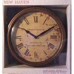 Vintage English wall clock - 14x14x3