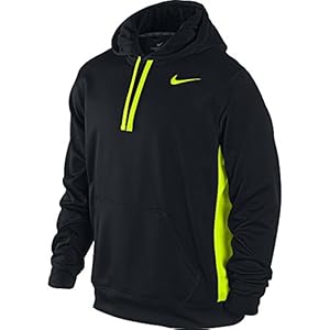 Men's Nike KO 2.0 Training Hoodie Black/Volt Size X-Large