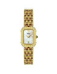 Seiko Womens SUJE12 Diamond Accented Bracelet Watch