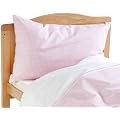 Pinolino 630389-7 - Bett- und Kopfkissenbezug f�r Kinderbetten, Vichy-Karo ros�