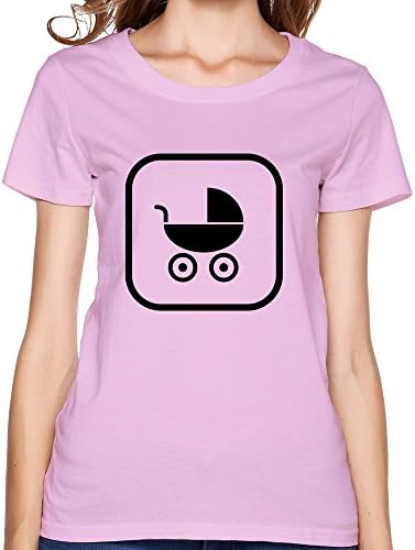 OYFFMT Women's Kinderwagen Logo F1 T-shirt - M Pink