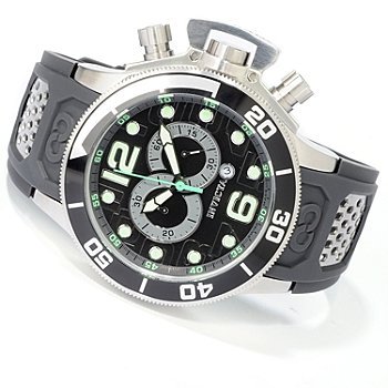 Invicta Men's Corduba Interceptor Swiss Chronograph Polyurethane Strap Watch 6916