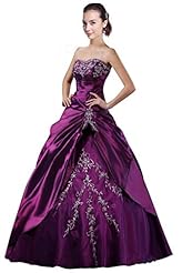 Sexy A-line Sweetheart Lace-Up Beaded Embroidered Organza/Polyester/Taffeta Quinceanera Dress 