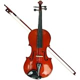 4/4 Natural Maple Wood Violin with Carrying Case