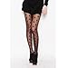 HuaYang Sexy sheer Lace Big dot Pantyhose Socks Stockings Tights Dot Leggings Slim BW(Black)