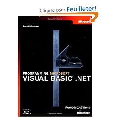Programming Microsoft Visual Basic .Net