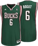 Andrew Bogut Green Adidas Revolution 30 NBA Replica Milwaukee Bucks Youth Jersey