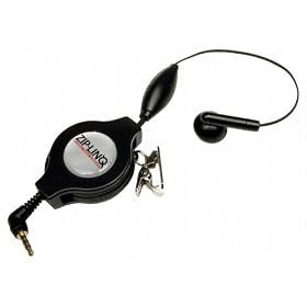Cables Unlimited Ziplinq Retractable Jack Handsfree Headset for Nokia