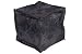 Laura Ashley 'Cube' Beanbag, Kimono Charcoal