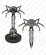 Spider Dagger with Display Stand