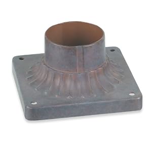 Royce Lighting R-PIER MT WP Outdoor Pier Mount Weathered Patina Converts Outdoor Post... by 