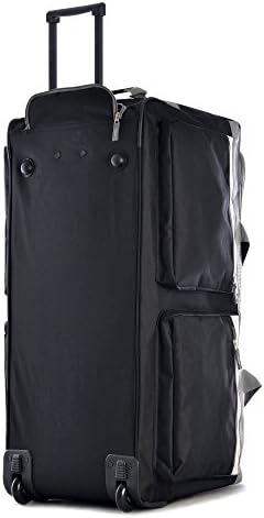 The Black Olympia Eight Pocket 33" Rolling Duffel