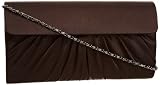 Olga Berg Women's Fc2224 Evening Bag Chocolate Small
