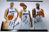 Minnesota Timberwolves 2011-2012 Stars Autographed Hand Signed 8x10 Photo