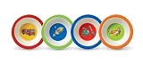 Crocodile Creek's Vehicles 4 Piece Children's Melamine Bowl Set