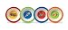 Crocodile Creek's Vehicles 4 Piece Children's Melamine Bowl Set