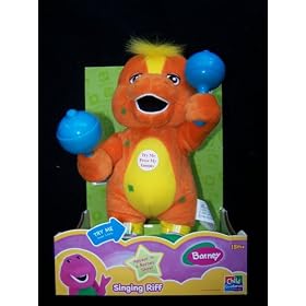 Barney Singing and Dancing Riff Doll by HIT