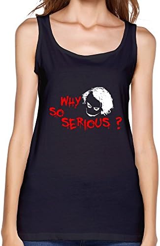 RUIFENG Women's New Joker Why So Serious 2015 Geek Tank Top- S Black
