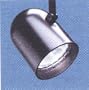 Juno Lighting R502B-BL Trac-Lites Round Back Cylinder Line Voltage PAR30 Lamp Holder, Black