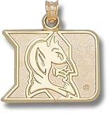 Duke Blue Devils Iron Duke 5/8 Pendant - 14KT Gold Jewelry