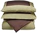 Read Blanket America Queen 3-Piece Solid Down Alternative Comforter Set, Chocolate/Sage Details Blanket America Queen 3-Piece Solid Down Alternative Comforter Set, Chocolate/Sage