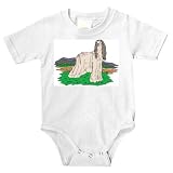 Onesie with hound, dog, afghan, canine