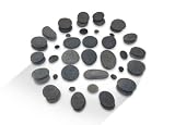 Naturally-Shaped Massage Stone - 50-Piece Set