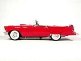 1957 Ford Thunderbird diecast model car 1:18 scale die cast by Yat Ming - Red