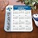 Custom Calender Mouse Pad - Medical Doctor Design