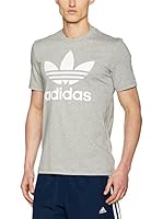 adidas Camiseta Manga Corta Trefoil (Gris)
