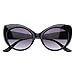 zeroUV - Oversized Vintage Inspired Super & Bold Retro Designer Cat Eye Sunglasses